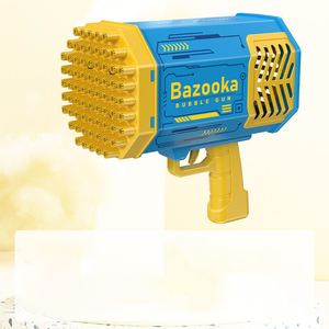 Mùa hè điện mini lỗ Súng Bong Bóng hoàn toàn tự động trẻ em cầm tay công viên gian hàng Thổi Bong Bóng đồ chơi xà phòng - Product Image 4