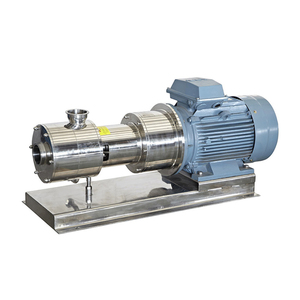 Pompe émulsifiante à cisaillement élevé, homogénéisateur mélangeur 3 étages stator-rotor pour liquides alimentaires, cosmétiques et chimiques - Product Image 3