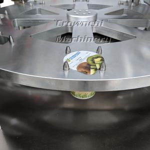 Machine de remplissage et de scellage de gobelets rotatifs en <span class=keywords><strong>aluminium</strong></span>, couvercle en verre organique de haute qualité - Product Image 5