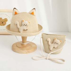 Sombrero de Sol de Papel para Niños al por Mayor, para Niños y Niñas, para Viajes de Verano, Esquí, Conjunto Casual con Bolsa - Product Image 4