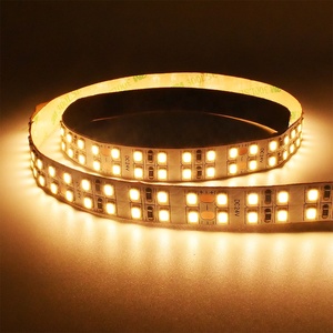 Tiras de Luces LED de Alta Densidad y Brillo, 2 Filas, DC24V, 12mm, SMD 2835, Tira LED Flexible de Doble Fila para Espejo, Mueble de Cocina - Product Image 4