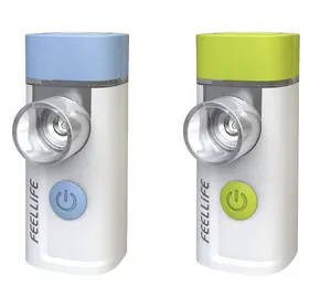Nebulizador médico para uso doméstico, máscara para nebulizador de malha de uso doméstico, recarregável, dispositivo de bateria embutido