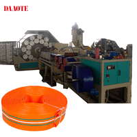 Machine de fabrication de tuyaux plats renforcés en TPU, NBR, PVC, PU, polyester, pour le lavage à contre-courant