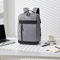 Mochila para Portátil de Viaje de Negocios con Logotipo Personalizado, Gran Capacidad, Diseño USB, Mochila Escolar para Computadora