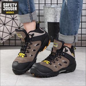 Calzado de Seguridad Safety Jogger Explore para Hombre, Corte Medio, Anti-aplastamiento, Anti-pinchazos, Resistente a Altas Temperaturas, Parte Superior de Cuero Vacuno - Product Image 1