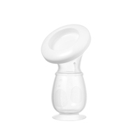 Tire-lait manuel portable Silicone marque privée pompe à ventouse de lait maternel pour un usage domestique et voyage choix d'alimentation confort de bébé