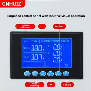 Трехфазное регулирование напряжения, трехфазный 380 В промышленный высокомощный регулятор SJW3-15KVA 100 кВт Серводвигатель регулятор - Product Image 3