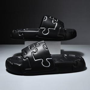 Ciabatte <span class=keywords><strong>da</strong></span> <span class=keywords><strong>uomo</strong></span> in EVA con logo personalizzato, tinta unita, per <span class=keywords><strong>casa</strong></span>, alla moda, ammortizzate, antiscivolo, per bagno, all'ingrosso - Product Image 6