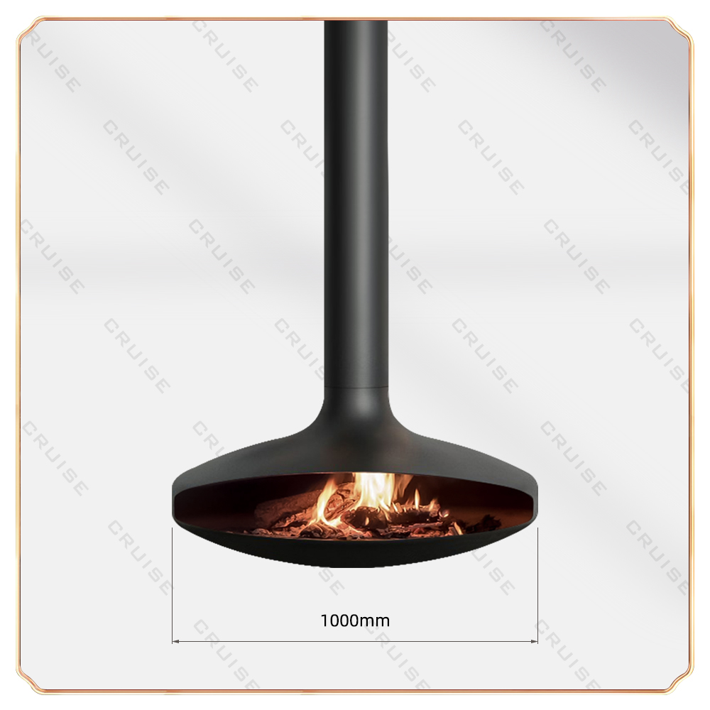 UFO - wood-burning fireplace-1000mm