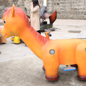 Caballo Eléctrico Infantil Personalizado, Scooter Pony con Asiento Seguro <span class=keywords><strong>para</strong></span> Niños, Alquiler <span class=keywords><strong>para</strong></span> Parques Infantiles, Entretenimiento Interior/Exterior - Product Image 6