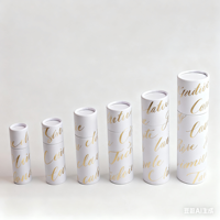 Emballage de tube en papier pour baume à lèvres déodorant imprimé en offset 4 couleurs CMYK à bas prix