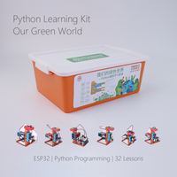 WEEMAKE Kit de Robot mecánico de código abierto para niños Green World Python Aprendizaje Educativo Control remoto Programación Ciencia