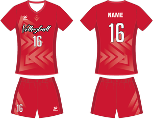 Custom Logo Design Sportkleding Kleur Unisex Shorts Mouw Kits Sublimatie Geprinte Volleybal Shirts Man Uniformen Set Jersey - Product Image 2