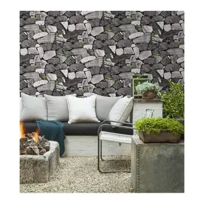 Granite textured vinyl wall covering wallpapers/wall coating 3d