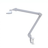Lampe de travail à pince LED ultra-lumineuse 21W à commande tactile, avec bras articulé réglable et protection oculaire, idéale pour le bureau – Vente directe usine