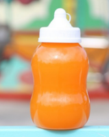 Botol Minuman Plastik Amber 500ml Desain Kustom Grosir Pabrik untuk Minyak, Dapat Didaur Ulang