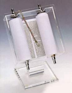 حامل عرض أكريليك يهودية, حامل عرض أكريليك كامل شفاف يهودي في حالة عرض لوسيت - Product Image 4