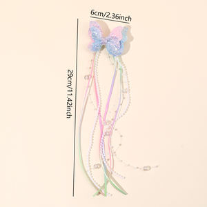 Заколка-бабочка для волос с блестками, <span class=keywords><strong>2</strong></span> шт. - Product Image 3