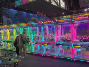 屋内英語コイン式クレーン玩具キャッチャーマシン遊園地爪マシンビルアクセプター - Product Image 4