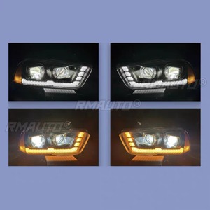 Feux avant gauche et droit StarNav, feux de jour à LED, ensemble de phares avant, feux de position latéraux pour Dodge CHARGER 2011-2014 - Product Image 3