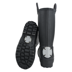 18Kvブラックカラー超高品質ヘビーデューティーNFPA 1971認定ゴム耐火ブーツ - Product Image 2