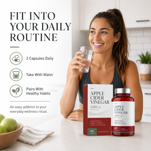 Capsules de Vinaigre de <span class=keywords><strong>Cidre</strong></span> de Pomme OEM 2400mg Formule Haute Puissance Complément ACV pour Vitalité Quotidienne & Soutien Détox <span class=keywords><strong>Prix</strong></span> Usine - Product Image 2