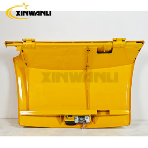 อะไหล่รถขุดคุณภาพสูง XINWANLI รุ่น PC60-8 70-8 ฝาครอบเครื่องยนต์ด้านซ้าย แผ่นโลหะ สำหรับ 201-54-81102 201-54-81101 - Product Image 2