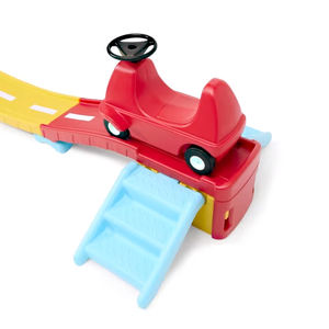 Train ferroviaire jouet pour enfants, voiture à pousser pour tout-petits, circuit de course assemblé, boîte de rangement, matériau écologique, échelle 1:5, intérieur - Product Image 4