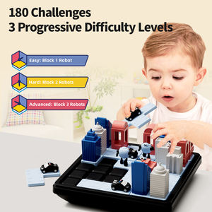 Jeu de société de puzzle PUNGROW, jeu de robot attrapeur de bureau, jeu de stratégie, jouet de construction, modules de construction, jouet éducatif en plastique - Product Image 2