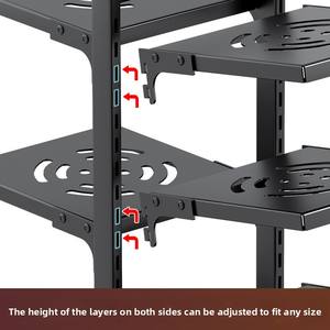 Nouveau 2026 – Organisateur de casseroles et poêles en métal robuste réglable à plusieurs niveaux pour évier, comptoir et <span class=keywords><strong>armoire</strong></span> – <span class=keywords><strong>Support</strong></span> de rangement double face pour cuisine - Product Image 4
