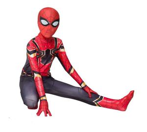 Disfraz de Iron Spider para niños, traje de superhéroe, mono, Halloween, fiesta de <span class=keywords><strong>carnaval</strong></span>, novedad - Product Image 2