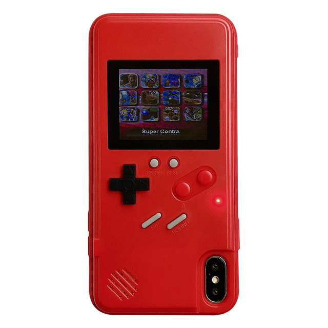 Upgrade Classic Color Screen Phone Case Video Retro Game Mobile Phone Case for iPhone 11 12 13 14 15 16 X XR XS Pro Max