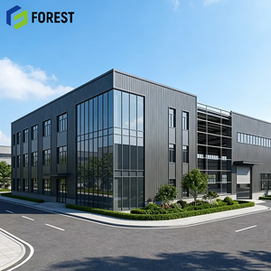 Edificio de Estructura de Acero, Pre-fabricado a Medida, Aislado, Tecnología Avanzada, Diseño Eficiente, CE/ISO9001, Almacén/Apartamento - Product Image 1