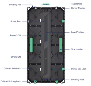จอแสดงผล LED ดิจิทัล P2.976 สำหรับเช่าในอาคาร เหมาะสำหรับงานกีฬาและการแสดงสินค้า ป้ายโฆษณาที่มองเห็นได้ชัดเจน - Product Image 2