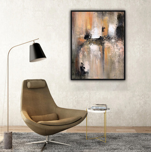 Pittura a olio dipinta a mano astratta dipinta a mano 100% astratta di colore antico dipinto a mano pittura a olio moderna di arte della casa - Product Image 4