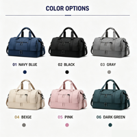 Sac de sport extensible imperméable avec compartiment à chaussures, grande capacité, sac de voyage pour hommes et femmes