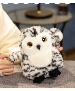 Peluche <span class=keywords><strong>Gufo</strong></span>, Simpatico Giocattolo <span class=keywords><strong>Gufo</strong></span> delle Nevi, Adorabile Animale di Peluche, <span class=keywords><strong>Gufo</strong></span> Bianco Realistico - Product Image 6