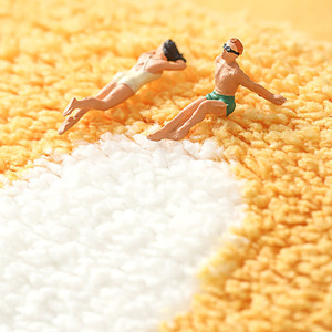 Cartoon Cat Design Flocking Microfiber Material Extra-Soft Plush Super Absorbent Shaggy <strong>Bath</strong> Rug Carpet <strong>Mats</strong> for Tub <strong>Bath</strong> Room - Product Image 4