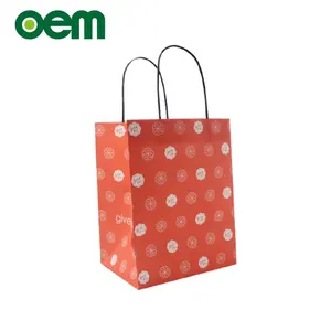 Custom cheap china wholesale red paper eco friendly shopping bag stand up kraft paper bag suppliers