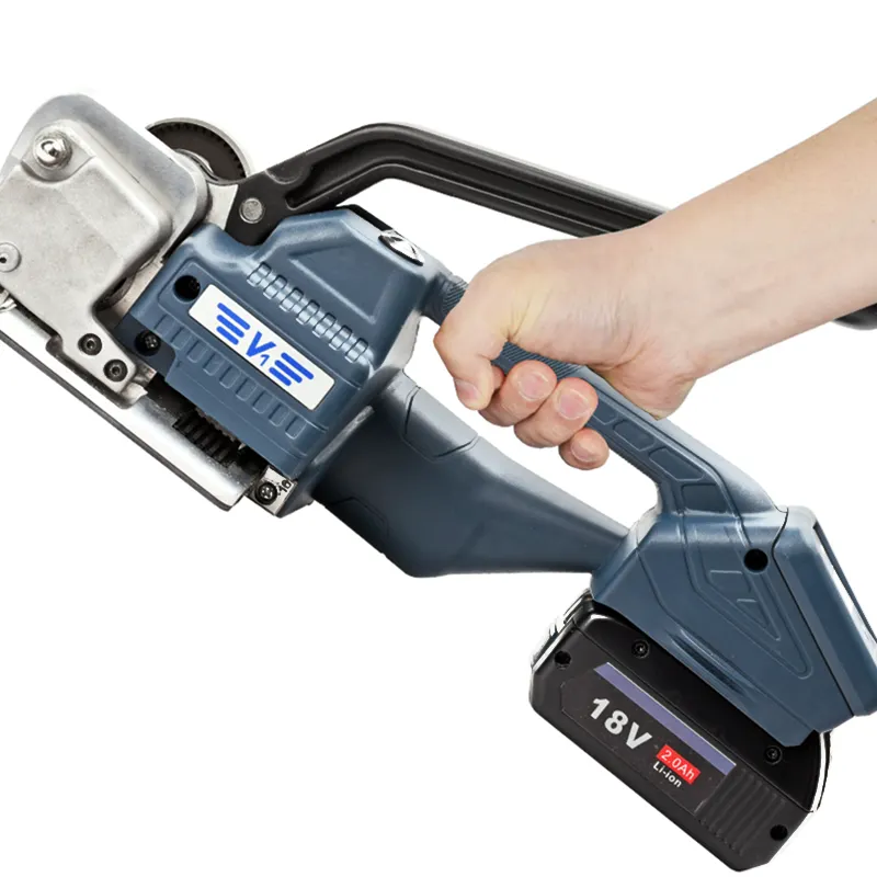 Automatische Heavy Handleiding Multifunctionele Pp Plastic Band Wikkelen Tool Kartonnen Drie-In-een Handheld Riem Strapping machine