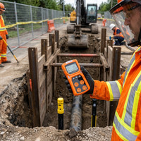 Détecteur de gaz portable 4 en 1, analyseur de gaz CO H2S O2 LEL, détecteur de fuite de gaz industriel rechargeable, alarme sonore, lumineuse et vibrante