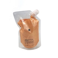 Base de gloss minéral en vrac 420 ml en sachet plastique avec protection solaire, gloss brillant végétalien scintillant avec applicateur