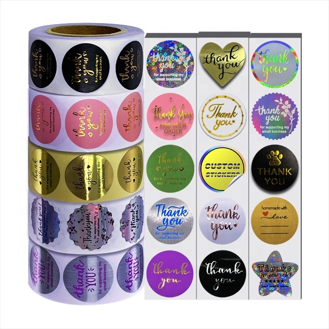 1 500 Labels Per Roll Thank