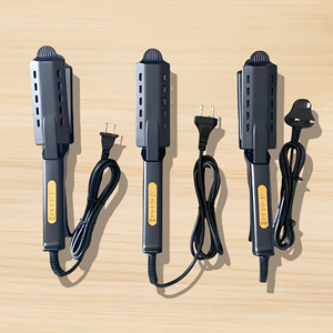 Piastra Professionale Nera a Vapore per Capelli, con Temperatura Regolabile, Strumento di Styling Rapido per Tutti i Tipi di Capelli - Product Image 1