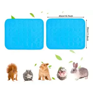 Portable <b>Cooling</b> Pad Mat For <b>Dogs</b> And Cats, Washable Anti-Slip Rectangle Pet <b>Bed</b> With Breathable Plastic Design, Ideal For Summe - Product Image 1