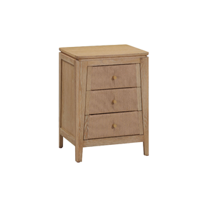 Mesa de Noche de la Colección ELYSIUM con 3 Cajones, Mueble de Madera para Dormitorio, Muebles para el Hogar de la Mejor Calidad de Vietnam - Product Image 1