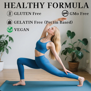Dietary Supplement Ashwagandha Gummies Herbal <b>Blend</b> Support Healthy Mood Improve Immune Ashwagandha Gummies Candy - Product Image 6