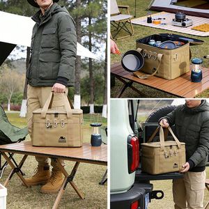 Sac de cuisine de camping en tissu Oxford imperméable grande capacité, organisateur multifonctionnel pour pique-nique avec logo personnalisé - Product Image 4