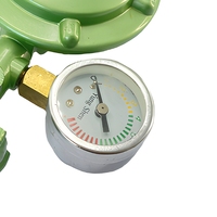 Régulateur de gaz avec manomètre pour bouteille GPL, corps en laiton