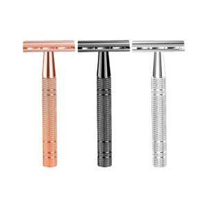 High Quality Adjustable Men's Shaving Tool Handle Shaving <strong>Razor</strong> <strong>Double</strong> <strong>Edge</strong> Blade <strong>Razor</strong> - Product Image 1